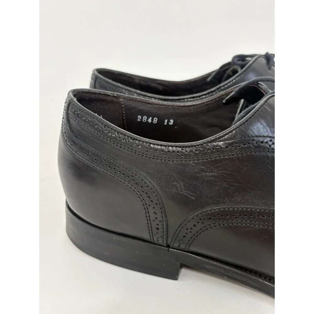 TO BOOT NEW YORK Adam Derrick Men's 13 Black Leather Brogue Captoe Oxford Shoes